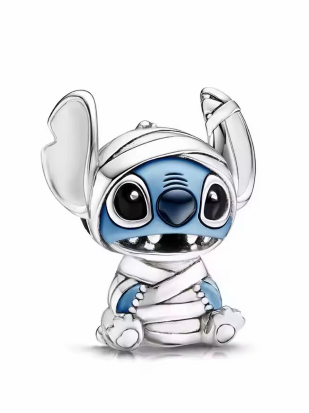 Blue Stitch Mummy Charm
